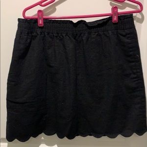 J Crew scallop skirt.